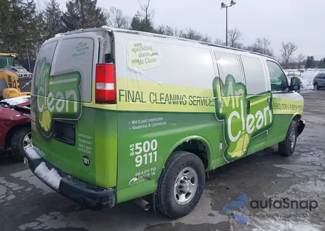 2021 Chevrolet Express Cargo Rwd 2500 Regular Wheelbase Wt из США, поврежденный, VIN 1GCWGAFP9M1171829